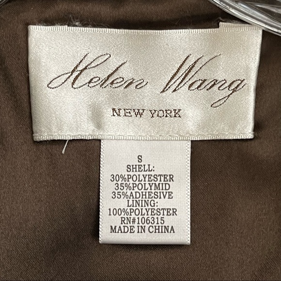 HELEN WANG | faux fur short jacket brown - Picture 3 of 8